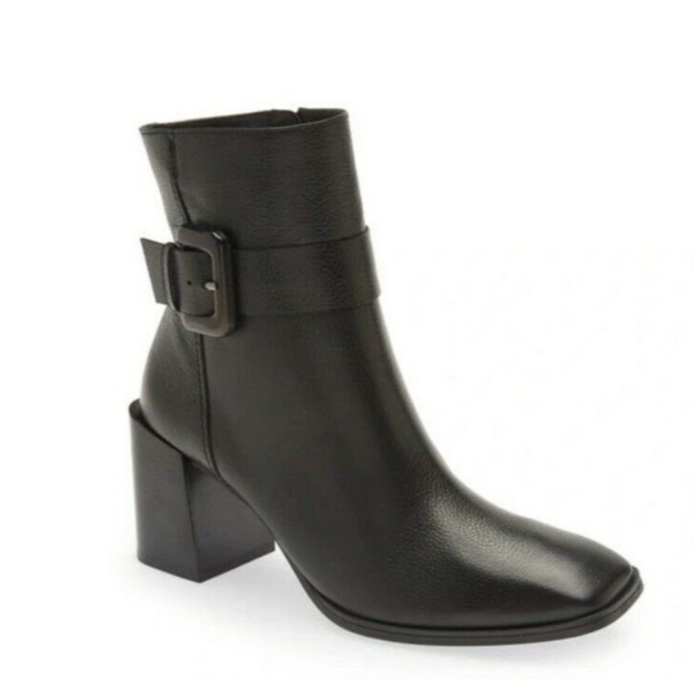 NEW💥 Paul Green Nirvana Bootie Black Pebble Leather Size US 9 | UK 6.5